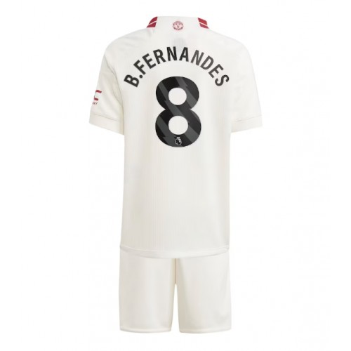 Manchester United Bruno Fernandes #8 Rezervni Dres za djecu 2023-24 Kratak Rukav (+ Kratke hlače)